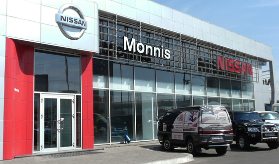 First sign manufacture to supply and install corporate branding in Mongolia